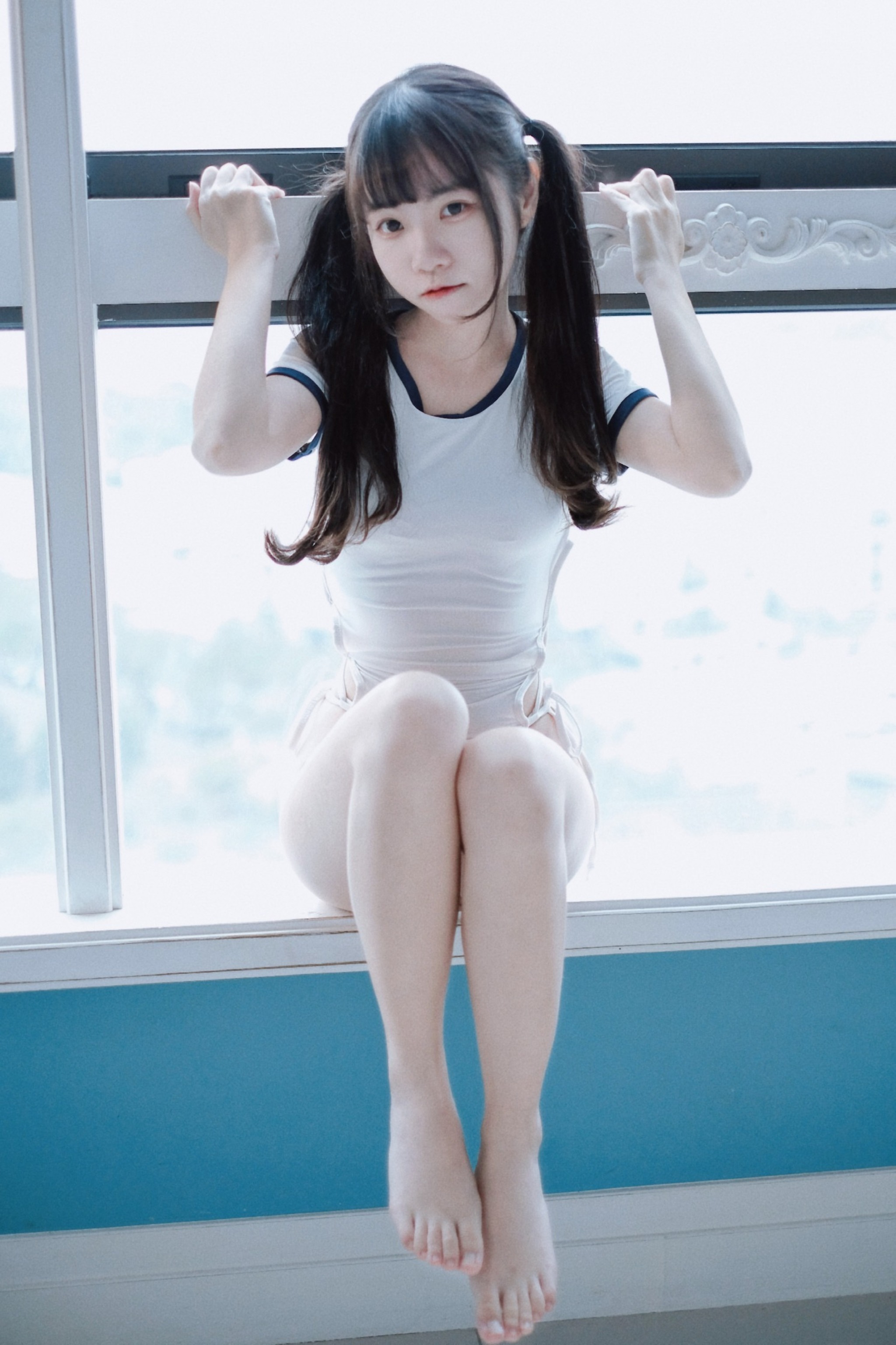 图片[1]-可可小白兔 – NO.010 體操服の女學生[28P]-XikXak
